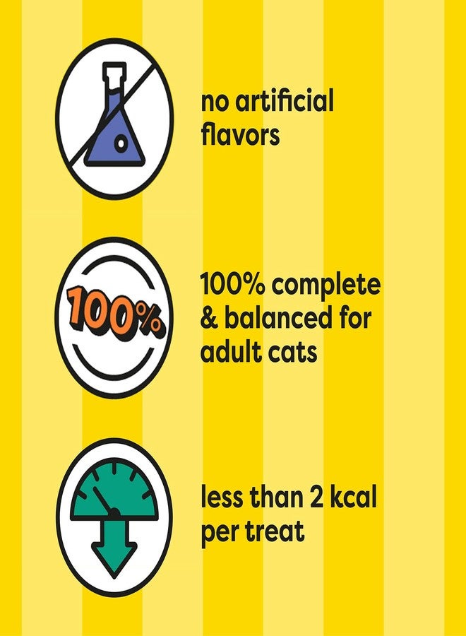 تيمبتيشنز مكافآت تمبتيشنز الكلاسيكية المقرمشة والطرية للقطط، بنكهة السلمون اللذيذة، عبوة 48 أونصة. - Image 3